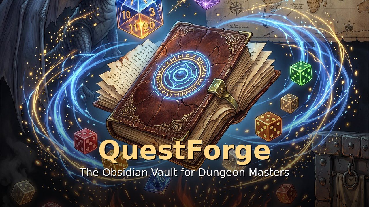 QuestForge — the Obsidian vault for Dungeon Masters